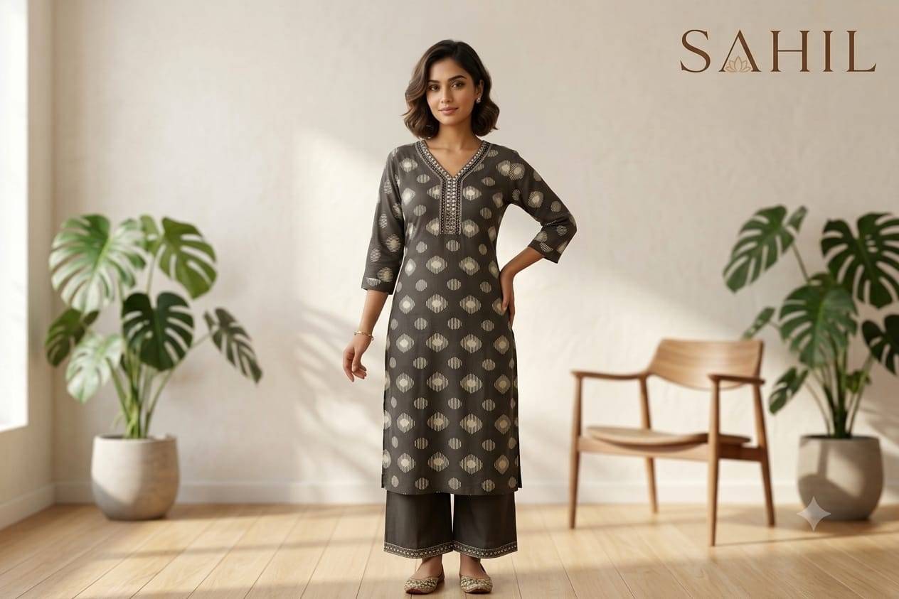 1045 Series By Fashid Wholesale Designer Ethnic Wear Collection Rayon print Kurtis At Wholesale Price